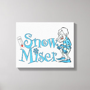サンタクロースのない年 雪かき キャンバスプリント