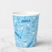 サンタクロースのない年™雪のミザー模様 紙コップ (左)