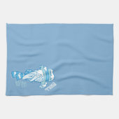 サンタクロースのない年 雪の冷気 キッチンタオル (横)