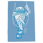 サンタクロースのない年 雪の冷気 ミディアムペーパーバッグ (正面)