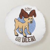 サンタクロースのない年 | Vixen "Oh Deer" ラウンドクッション (裏面)