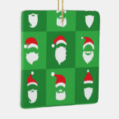 サンタクロースのひげ セラミックオーナメント (右)
