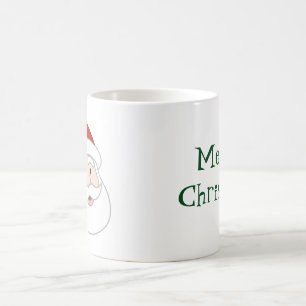 サンタクロースのイラストレーション及び文字 コーヒーマグカップ