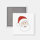 サンタクロースのイラストレーション マグネット (正面/裏面)