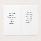 サンタクロースのウィズドクリスマスカードの言葉 (内部フラット)