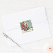 サンタクロースのオーダーメイドクリスマスギフト スクエアシール (封筒)