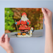 サンタクロースのオーナメント チラシ (手)