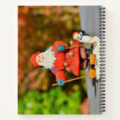 サンタクロースのオーナメント ノートブック (裏面)