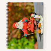 サンタクロースのオーナメント ノートブック (正面)