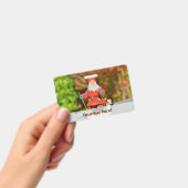 サンタクロースのオーナメント バッジ (手持ち)