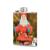 サンタクロースのオーナメント フラスク (左)