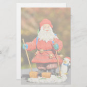 サンタクロースのオーナメント 便箋 (正面/裏面)