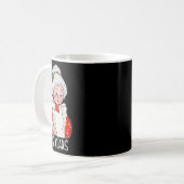 サンタクロースのカップルお揃いクリスマス コーヒーマグカップ (正面左)