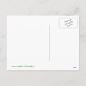 サンタクロースのカードを外さない方が良い シーズンポストカード (裏面)