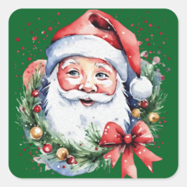 サンタクロースのギフトアイディア スクエアシール
