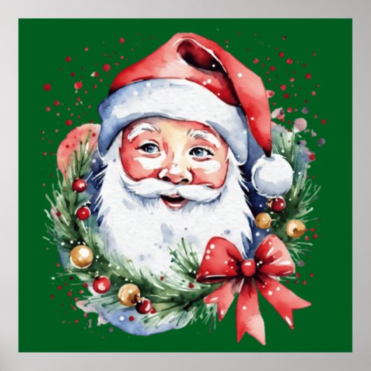 サンタクロースのギフトアイディア ポスター (正面)