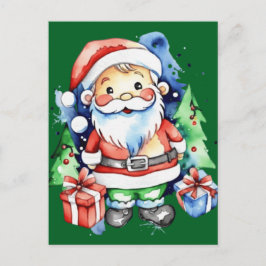 サンタクロースのギフトアイディア ポストカード