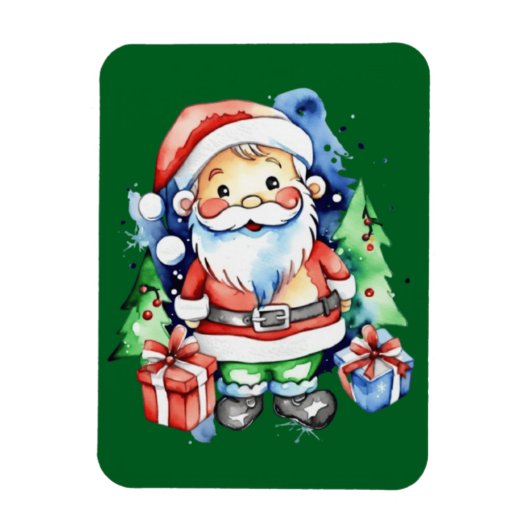 サンタクロースのギフトアイディア マグネット (縦)