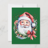 サンタクロースのギフトアイディア 出欠カード (裏面)