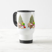 サンタクロースのクッキー トラベルマグ (正面左)