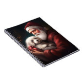 サンタクロースのクリスマスとコットン・ド・トリュア ノートブック (右側)