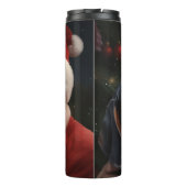 サンタクロースのクリスマスとブルーティック タンブラー (裏面)