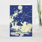 サンタクロースのクリスマスのヴィンテージの郵便はがきの芸術 シーズンカード (正面)