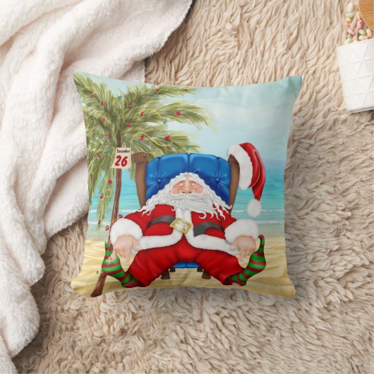 サンタクロースのクリスマスの枕 クッション (ブランケット)