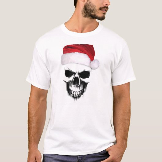 サンタクロースのクリスマスの鬼 Tシャツ (正面)
