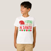サンタクロースのクリスマスを信じて Tシャツ (正面フル)