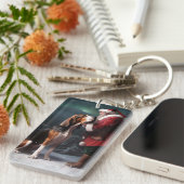 サンタクロースのクリスマスを巡るトレイング・ウォーカーコンクルーズ キーホルダー (正面右)