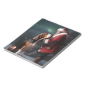 サンタクロースのクリスマスを巡るトレイング・ウォーカーコンクルーズ ノートパッド (回転)