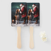 サンタクロースのクリスマスを巡るトレイング・ウォーカーコンクルーズ ハンドファン (正面&裏面)