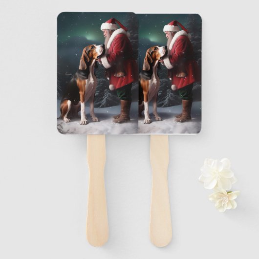 サンタクロースのクリスマスを巡るトレイング・ウォーカーコンクルーズ ハンドファン (正面&裏面)