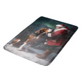 サンタクロースのクリスマスを巡るトレイング・ウォーカーコンクルーズ バスマット (アングル)