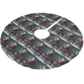 サンタクロースのクリスマスを巡るトレイング・ウォーカーコンクルーズ ブラッシュドポリエステルツリースカート (アングル)