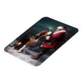 サンタクロースのクリスマスを巡るトレイング・ウォーカーコンクルーズ マグネット (左側)