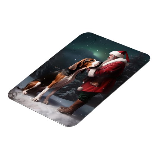 サンタクロースのクリスマスを巡るトレイング・ウォーカーコンクルーズ マグネット (左側)