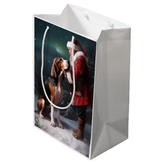 サンタクロースのクリスマスを巡るトレイング・ウォーカーコンクルーズ ミディアムペーパーバッグ (裏面アングル)