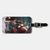 サンタクロースのクリスマスを巡るトレイング・ウォーカーコンクルーズ ラゲッジタグ (正面横)