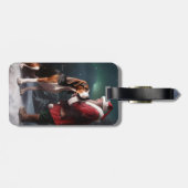 サンタクロースのクリスマスを巡るトレイング・ウォーカーコンクルーズ ラゲッジタグ (裏面横)