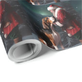 サンタクロースのクリスマスを巡るトレイング・ウォーカーコンクルーズ ラッピングペーパー (ロールコーナー)