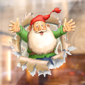 サンタクロースのクリスマスウィンドウデコール ウィンドウサイン (シート2)