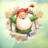 サンタクロースのクリスマスウィンドウデコール ウィンドウサイン (シート3)