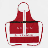サンタクロースのクリスマスエプロン エプロン (正面)