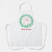 サンタクロースのクリスマスエプロン エプロン (正面)