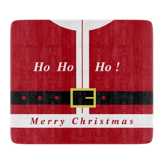 サンタクロースのクリスマスカッティングボード カッティングボード (正面)
