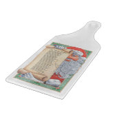 サンタクロースのクリスマスカッティングボード カッティングボード (角)