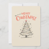 🎅 サンタクロースのクリスマスカード 招待状 (裏面)