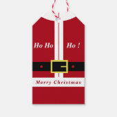 サンタクロースのクリスマスギフトタグ ギフトタグ (正面)